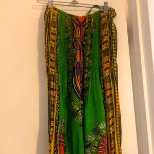 Green Boho Dress